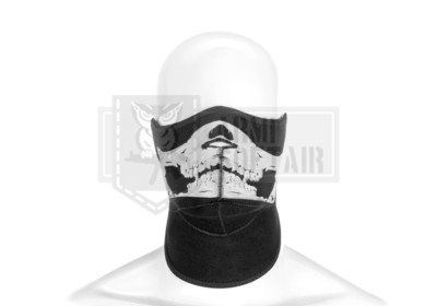INVADER GEAR TACTICAL NEOPRENE SOFT PROTECTION MASK SKULL BLACK AIRSOFT