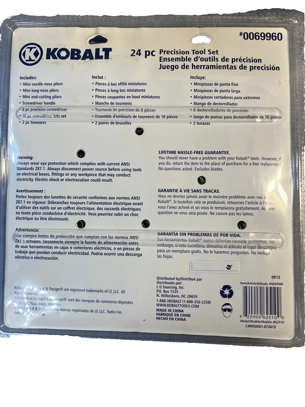 Kobalt 24pc Precision Tool Set ~New