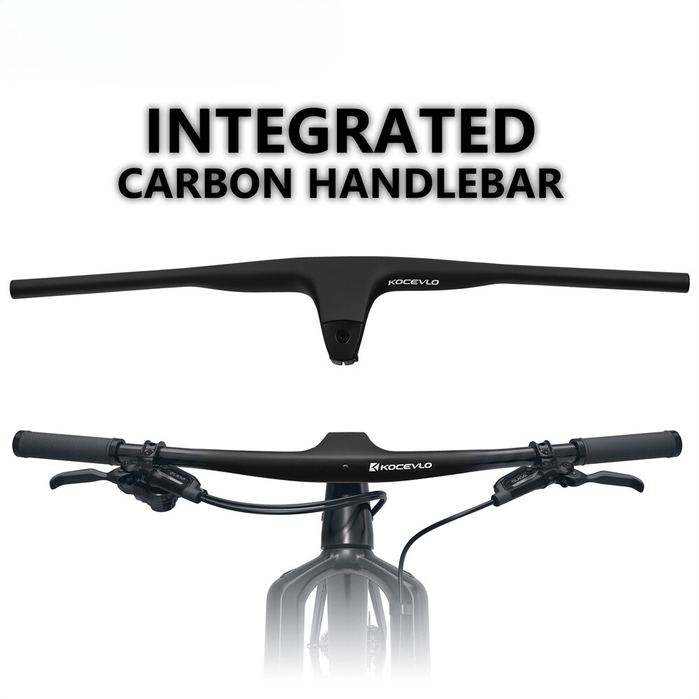 Carbon Efficient Integrated Handlebar for MTB XC Marathon Bicycle