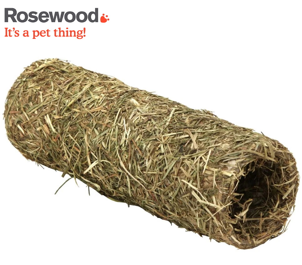 ROSEWOOD NATURALS HIDE 'N' HIDE SMALL ANIMAL DWARF HAMSTERS GERBIL PLAY TUNNEL