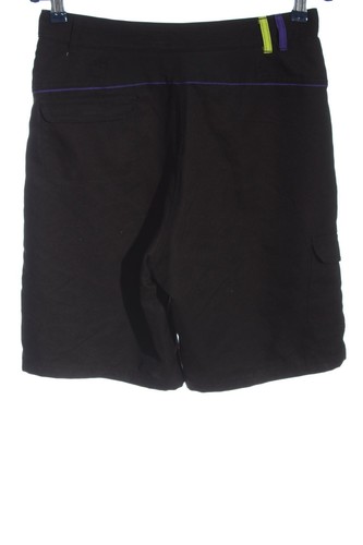 Pantalón corto de talle alto Mujeres Talla EU 36 negro-amarillo pálido-lila - Imagen 2 de 5
