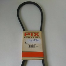 New PIX V Belt 4L570 Black Rubber 1/2"  57" Industrial And Lawn Mower V Belt