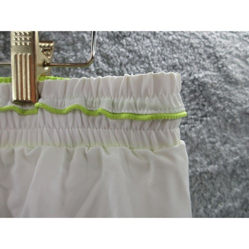 Pantaloncini Sergio Tacchini TCP uomo taglia media foderati in rete BIANCO LIME nuovi con etichette - Foto 11 di 11