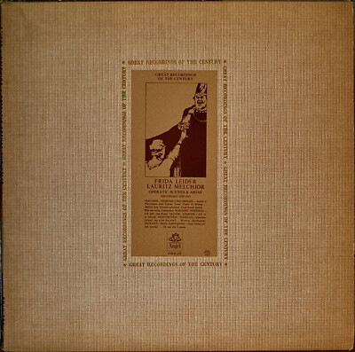 FRIDA LEIDER/LAURITZ MELCHIOR: Operatic Scenes & Arias-NM1963LP ANGEL COLH