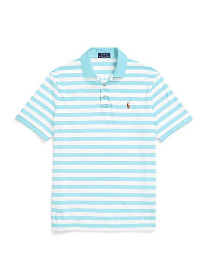Polo Ralph Lauren Classic-Fit Stripe Soft Cotton Polo Shirt Polo Ralph Lauren Classic-Fit Stripe Soft Cotton Polo Shirt