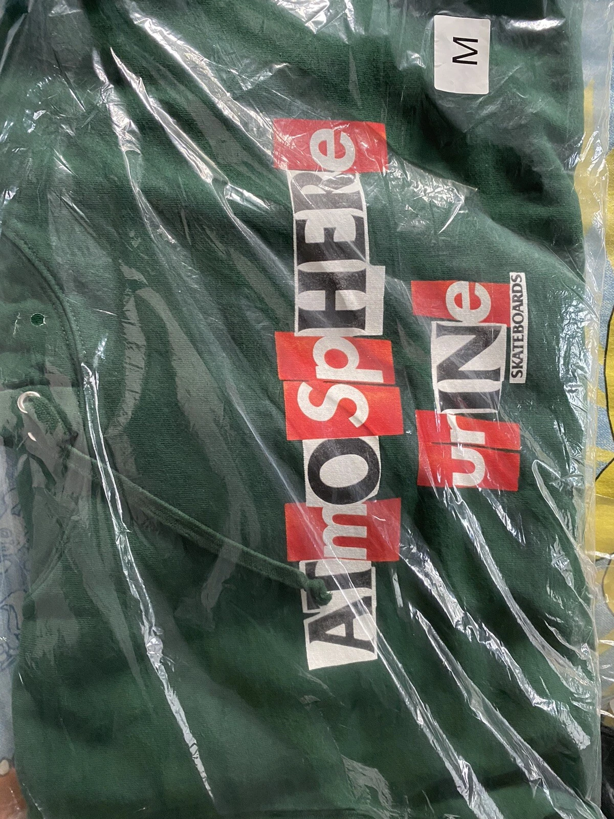 Sweat à capuche Supreme ANTIHERO FW20 vert moyen 100% authentique