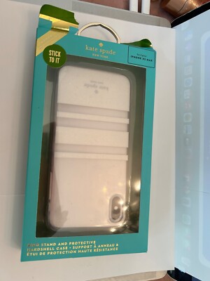 Kate Spade Hardshell Case for iPhone XS Max - Clear/White