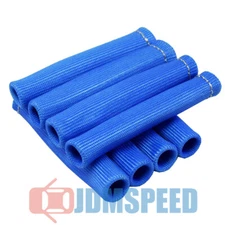 2500° Blue Spark Plug Wire Boots Protector Sleeve Heat Shield Cover For LS2 LS1 