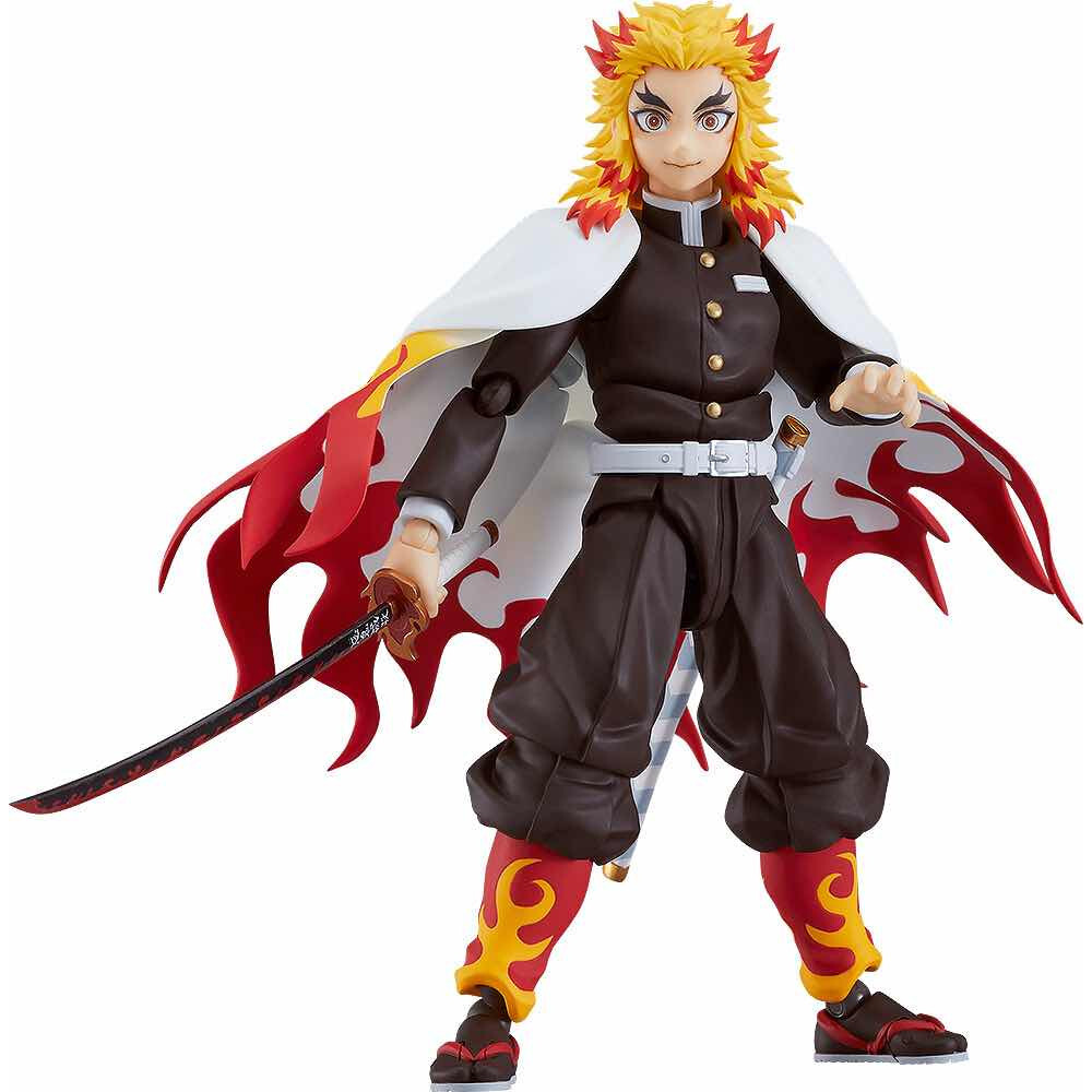 Figurine Demon Slayer Figma Rengoku d&eacute;coration otaku pour vitrine
