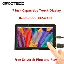 7 inch 1024 600 Capacitive Touch Screen Monitor Display for Raspberry Pi 4B