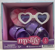 My Life As Heart SunGlasses Purse Accessories Set for 18" Doll NEW