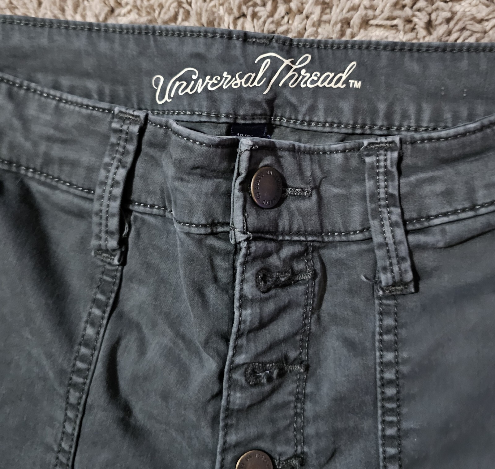 Universal Thread Jeans Y2k Button Fly Womens 10 3… - image 5