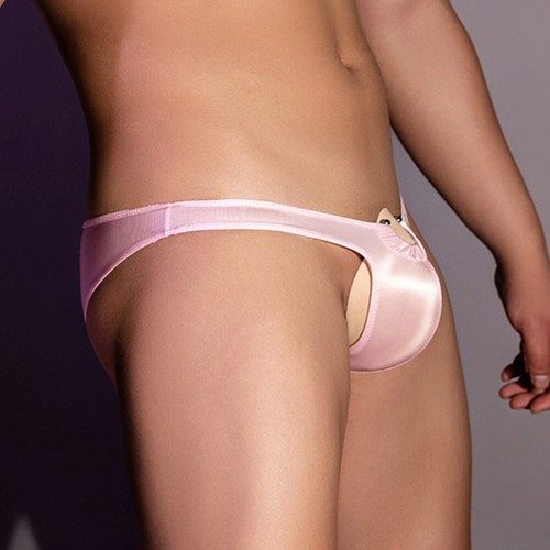 Mens Sexy Shiny Glossy Thong Bikini Briefs Bulge Pouch G-string Underwear Summer - Picture 16 of 28