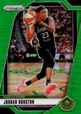 JORDAN HORSTON 2024 Panini Prizm WNBA Green Prizm #103 Seattle Storm