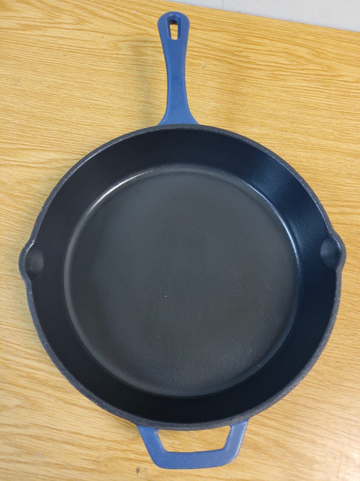 Geoffrey Zakarian 12” Non Stick Cast Iron Pan Blue eBay