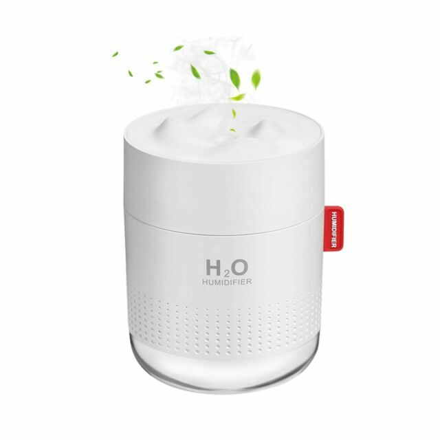 Portable Mini Humidifier, 500ml Small Cool Mist Humidifier, USB Personal Desk...