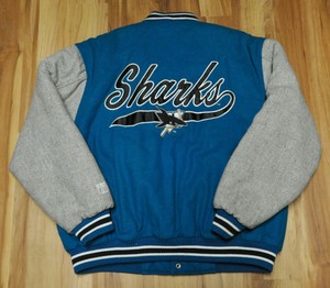 teal letterman jacket