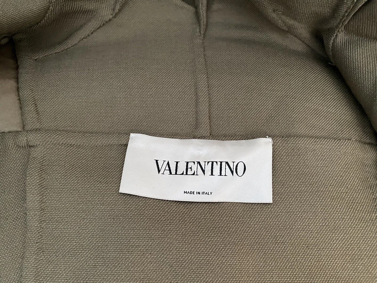 Valentino RUNWAY giacca oliva nero pelliccia bolero volant tg 6 $5590 nuova con etichetta