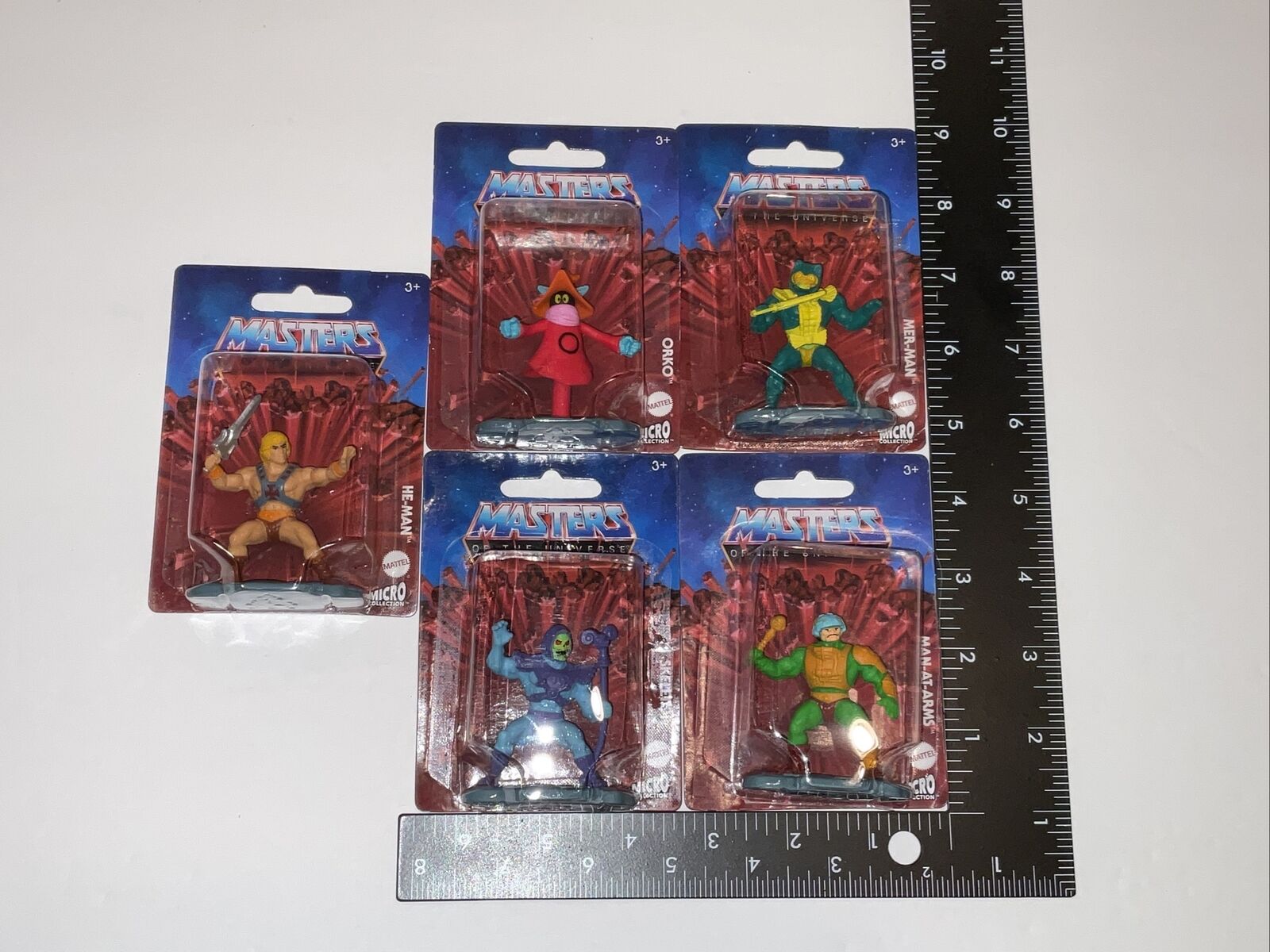 Masters of the Universe Micro Collection 5 Figure Set Skeletor He-Man Orko Lot