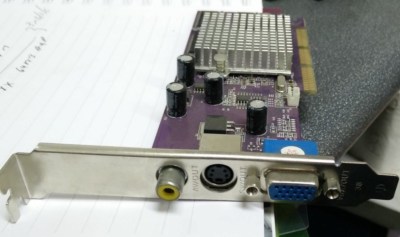2x Palit MX440-8X Geforce GF4 64MB DDR AGP VGA TV Out Video Card 