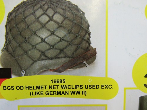 Red de casco original de Alemania Occidental con clips BGS Guardia Fronteriza CLIPS OXIDADOS Y DESHILACHADOS - Imagen 17 de 17