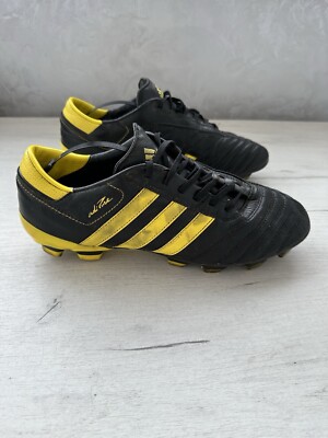 Adidas Adipure 3 FG Black Yellow Rare Football Soccer Cleats US9 1