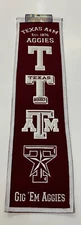 Texas A&M Aggies NCAA Winning Streak Embroidered Heritage Banner