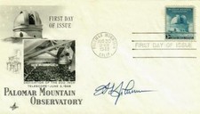 RARE! “Astronomy Pioneer” Harold Johnson Hand Signed FDC Dated 1948