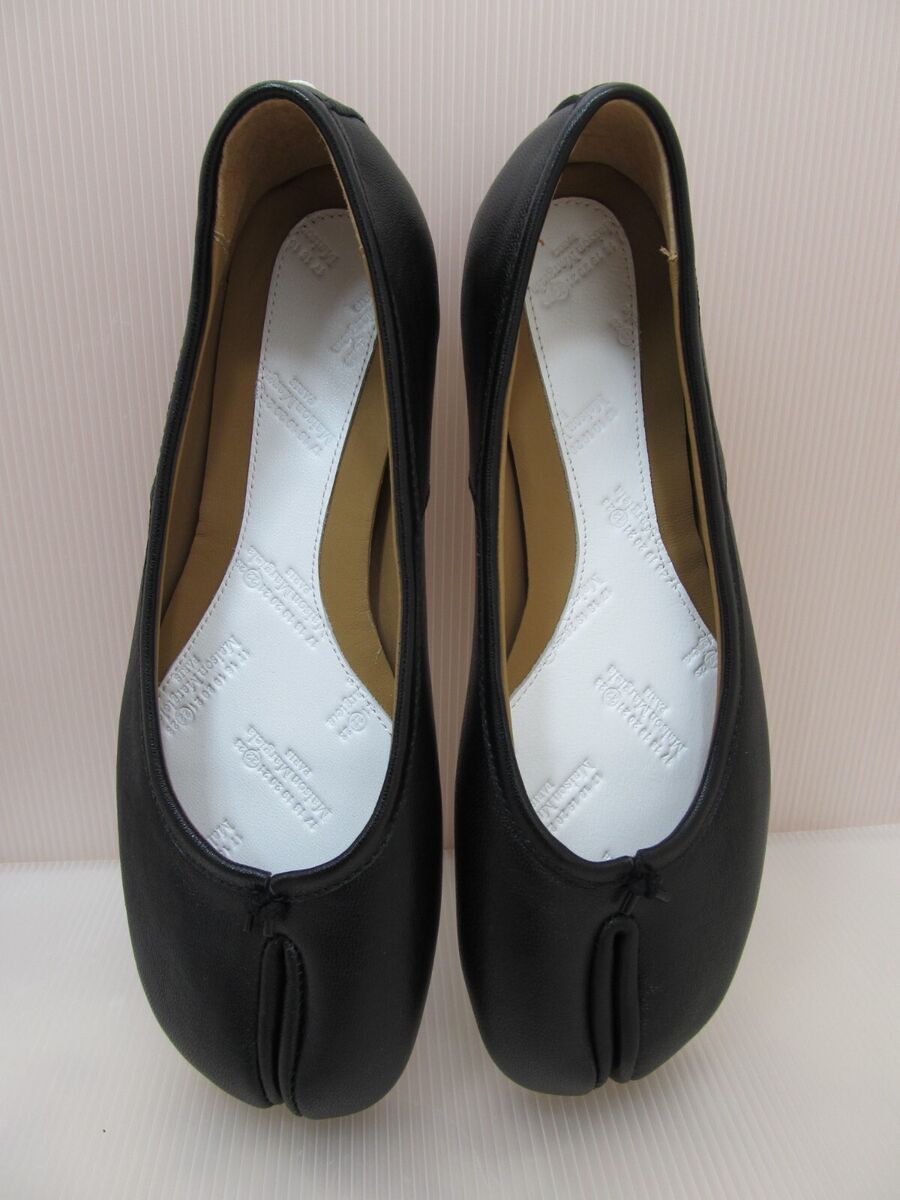 Maison Margiela TABI Ballet Pumps Flats Shoes Black Size 37 Maison Margiela TABI Ballet Pumps Flats Shoes Black Size 37