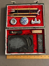 GUANGZHOU PINCEL DE CALIGRAFÍA CHINO PLUMA TINTA ESCRITURA CAJA FIJA SET DE COLECCIÓN