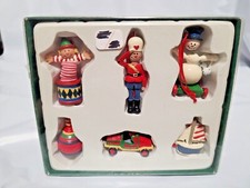 Kurt S. Adler RARE 6 Piece Mini VINTAGE Christmas Ornaments