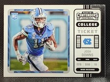 2023 Panini Chronicles Draft Picks Josh Downs RC #16 - Contenders College Ticket