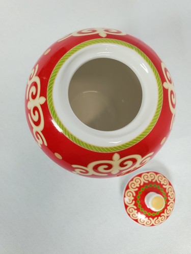 MAXWELL & WILLIAMS Vivacious Red Porcelain Claire Chilcot Design 2012 Sugar Bowl - Imagen 4 de 7
