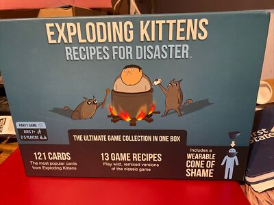 Exploding Kittens Deluxe Game - Recipes for Disaster Ultimate Collection