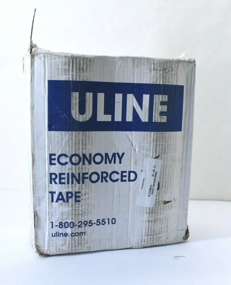 Uline S-1948 Reinforced Economy Brown Tape 3" x 450' K3801 10 Rolls Case - Image 2 of 4