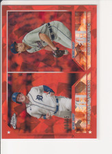 Cody Sedlock Michael Papierski 2023 Topps Chrome Update Sapphire #262 /25 Orange