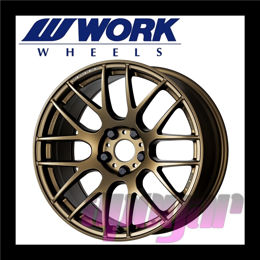 WORK EMOTION M8R WHEEL (1pcs) 18 inch 8.5J 45 5H 114.3 Ashed 