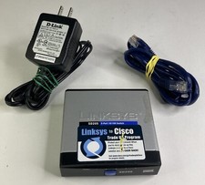 Cisco SD205 v2 5-Port 10/100 Network Switch w/ 12V AC Adapter  Ethernet Cord