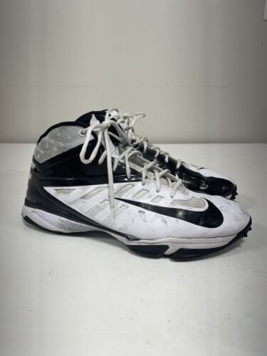 Nike !Size 15! Vapor Pro 3/4 Destroyer "OREO" Football Turf Shoes (527879-100) - Afbeelding 1 van 9