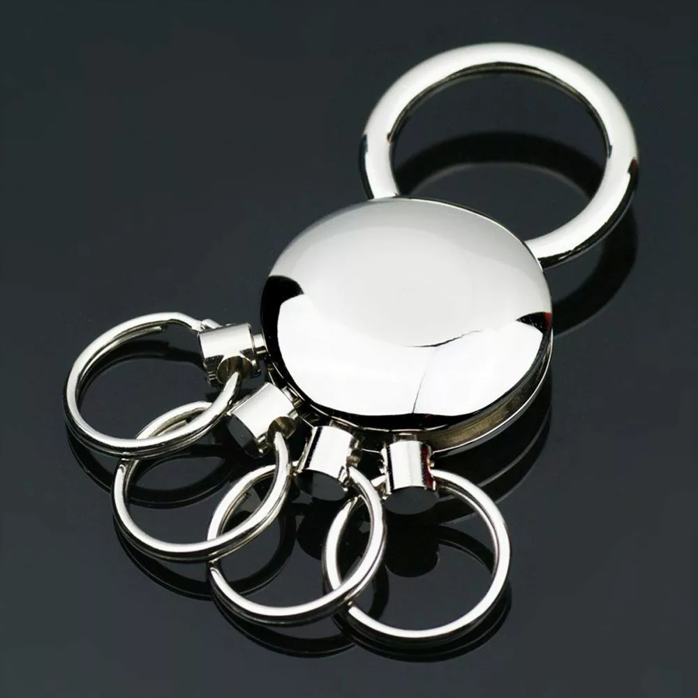 Rings Keyring Chain 4 Ring Keyring Key Chain Holder Detachable