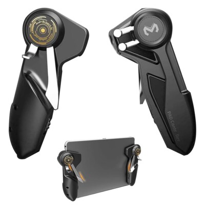 Portable Six Finger Game Joystick Trigger Handle for iPad Tablet Phone PUBG Game