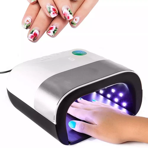Sun 3 LED UV Nail Lamp Dryer Gel Polish Light Manicure Smart Timer Dormitory - Picture 2 of 10