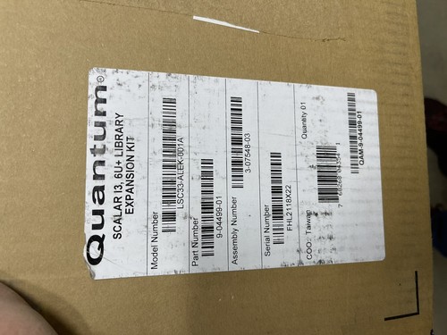 QUANTUM LSC33-ALEK-001A SCALAR I3 6U+ LIBRARY EXPANSION KIT - Photo 2/4