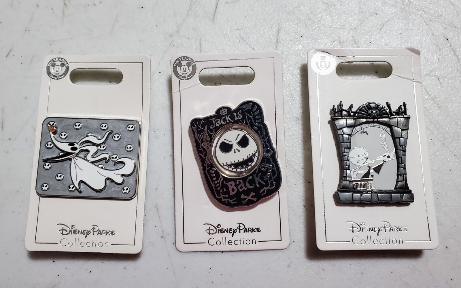 3 Disney Parks Nightmare Before Christmas Jack Skellington Hero Pins