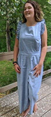 1901 ruffle sleeve jumpsuit