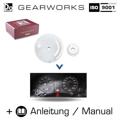 Kombiinstrument Zahnrad für AUDI 90 B3 Typ89 Tacho E15 + 15-K SET