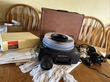 Vintage Kodak Carousel 750H Slide Projector w/ Box, Tray, Carry Case, 1979