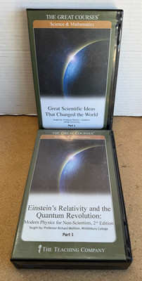 Great Courses Great Scientific Ideas & Einsteins Relativity and Quantum Revoluti