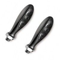 LED Blinker 2X Kellermann Micro S Dark Schwarz 162100 GetöNtes Glas