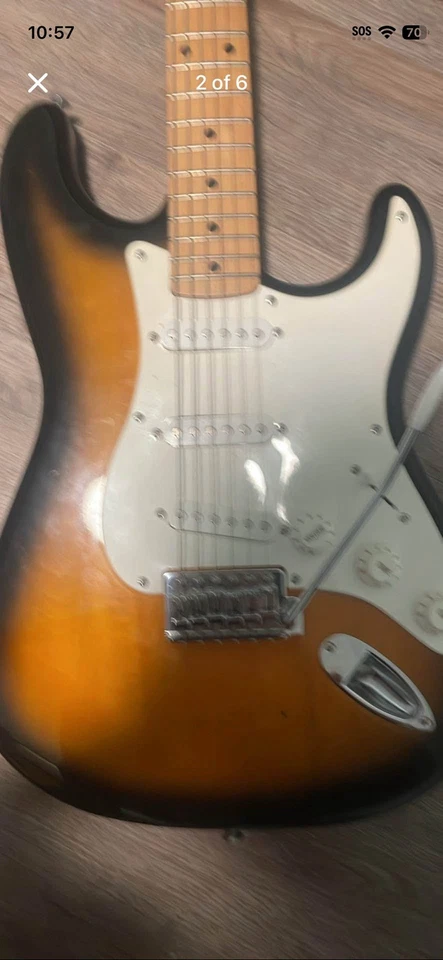 Squier Affinity Series Stratocaster 6-String Electric Guitar - Sunburst - Image 2 of 4